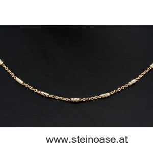 Kette 'Zylinder' 42-48 cm Gold 